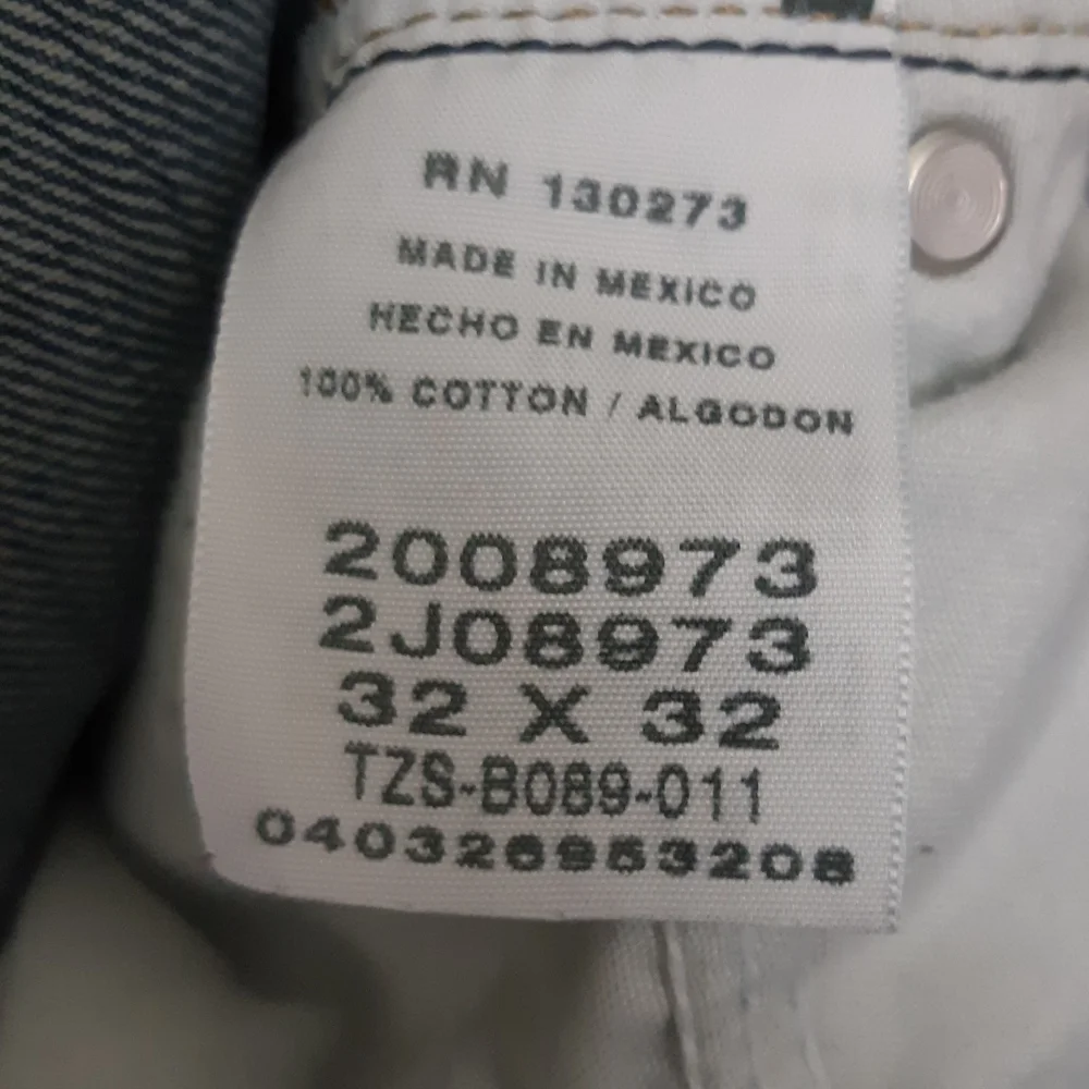 Mens LEE Jeans 32x32 Relaxed Straight Cotton 5